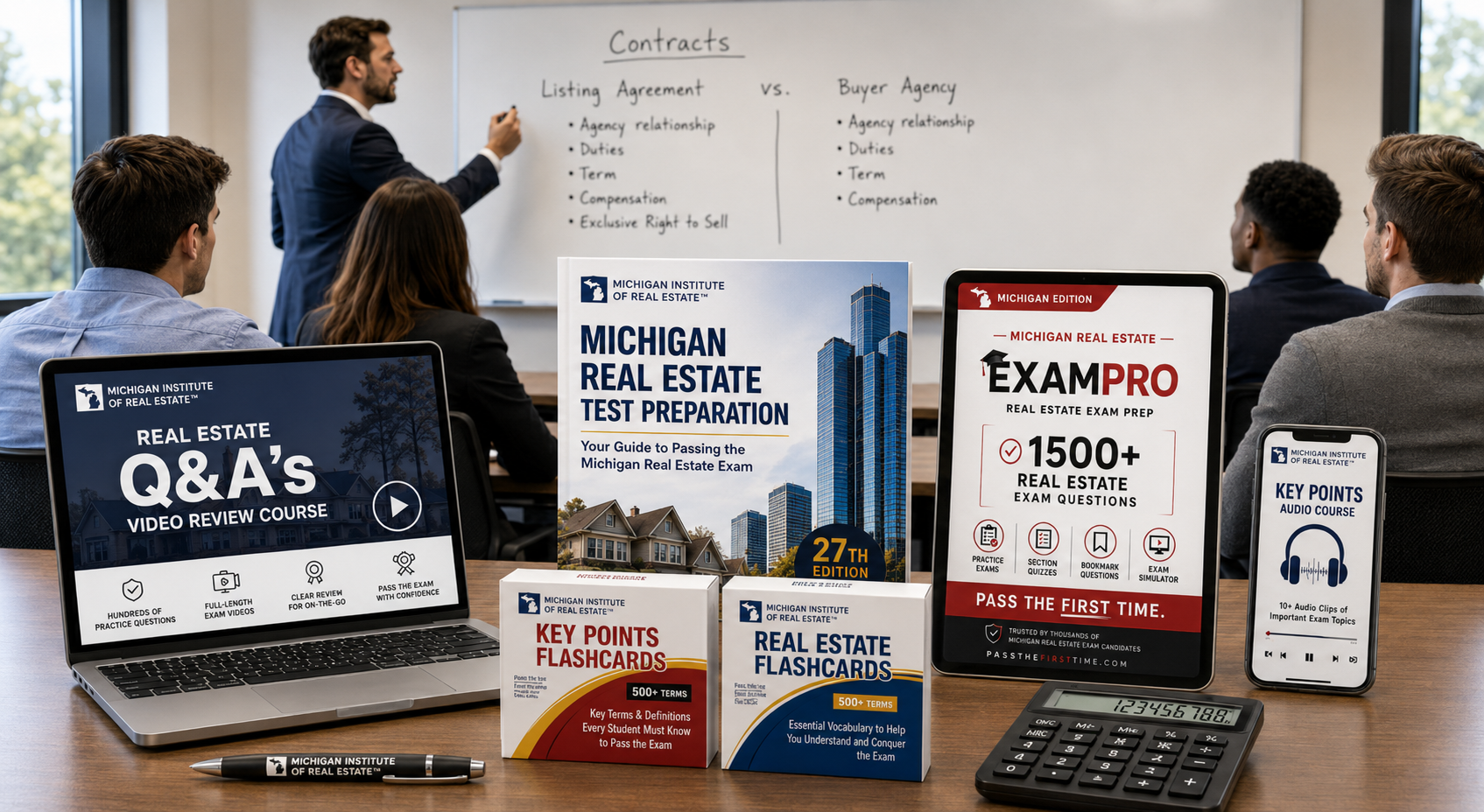 Michigan real estate classroom course bundle