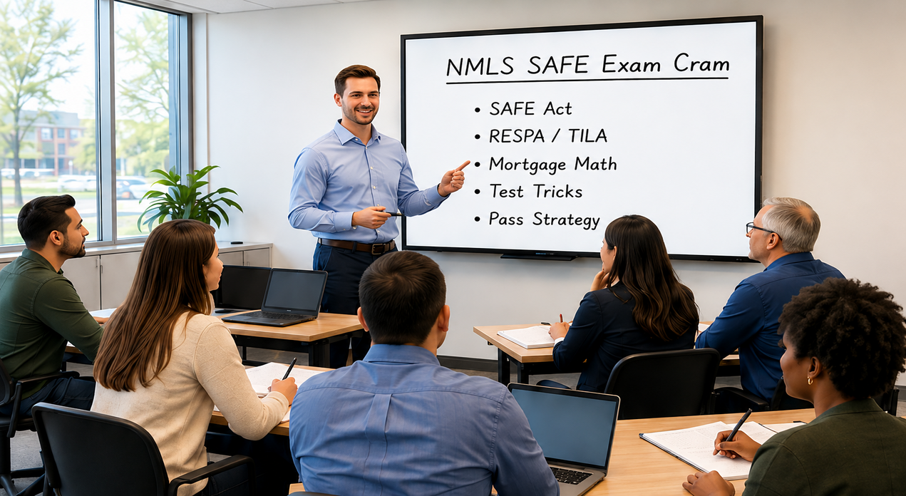 Live NMLS SAFE Exam Cram classroom
